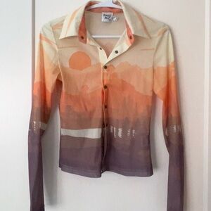 desert sand long sleeve top